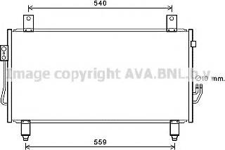 Ava Quality Cooling MT5252 - Конденсатор кондиционера autosila-amz.com