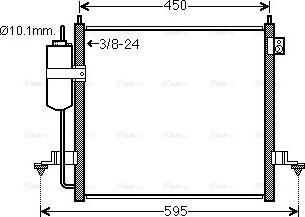 Ava Quality Cooling MT5218D - Конденсатор кондиционера autosila-amz.com