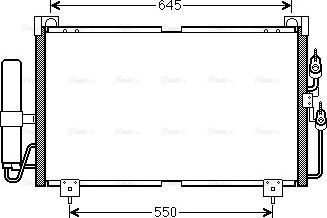 Ava Quality Cooling MT5213D - Конденсатор кондиционера autosila-amz.com