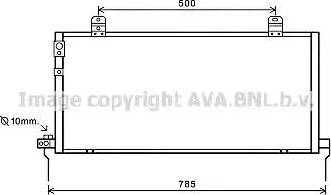 Ava Quality Cooling MT 5221 - Конденсатор кондиционера autosila-amz.com