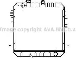 Ava Quality Cooling MT 2079 - Радиатор, охлаждение двигателя autosila-amz.com