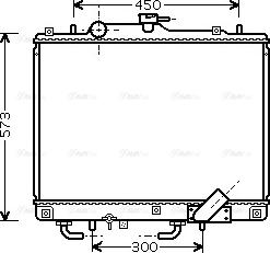 Ava Quality Cooling MT 2156 - Радиатор, охлаждение двигателя autosila-amz.com