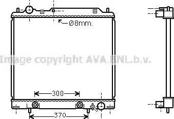 Ava Quality Cooling MT 2158 - Радиатор, охлаждение двигателя autosila-amz.com