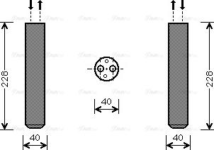 Ava Quality Cooling MTD236 - Осушитель, кондиционер autosila-amz.com