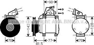 Ava Quality Cooling MT K216 - Компрессор кондиционера autosila-amz.com