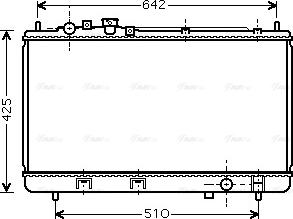 Ava Quality Cooling MZ 2173 - Радиатор, охлаждение двигателя autosila-amz.com