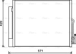 Ava Quality Cooling OL5560D - Конденсатор кондиционера autosila-amz.com