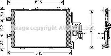 Ava Quality Cooling OL 5369 - Конденсатор кондиционера autosila-amz.com