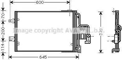 Ava Quality Cooling OL5385D - Конденсатор кондиционера autosila-amz.com