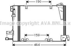 Ava Quality Cooling OL 5250 - Конденсатор кондиционера autosila-amz.com