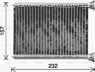 Ava Quality Cooling OL6745 - Теплообменник, отопление салона autosila-amz.com