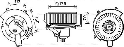 Ava Quality Cooling ol8646 - Осевой шарнир, рулевая тяга autosila-amz.com