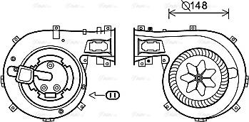 Ava Quality Cooling OL8630 - Вентилятор салона autosila-amz.com