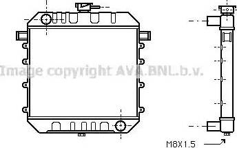 Ava Quality Cooling OL 2024 - Радиатор, охлаждение двигателя autosila-amz.com