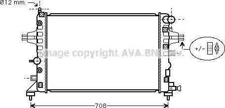 Ava Quality Cooling OL 2362 - Радиатор, охлаждение двигателя autosila-amz.com