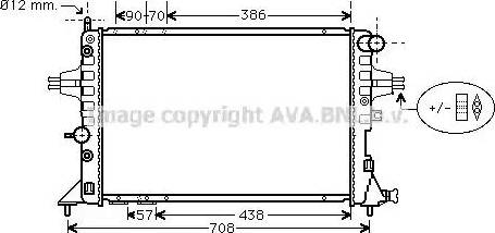 Ava Quality Cooling OL 2329 - Радиатор, охлаждение двигателя autosila-amz.com