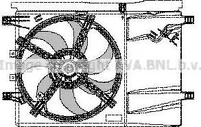 Ava Quality Cooling OL 7538 - Вентилятор, охлаждение двигателя autosila-amz.com