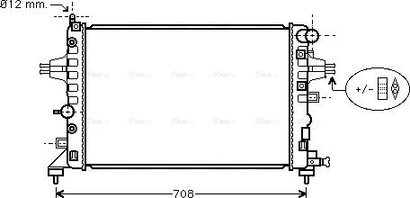 Ava Quality Cooling OLA2362 - Радиатор, охлаждение двигателя autosila-amz.com