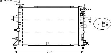 Ava Quality Cooling OLA2381 - Радиатор, охлаждение двигателя autosila-amz.com