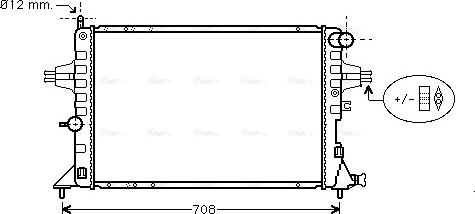 Ava Quality Cooling OLA2293 - Радиатор, охлаждение двигателя autosila-amz.com