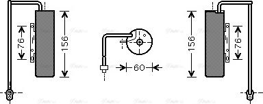 Ava Quality Cooling OL D453 - Осушитель, кондиционер autosila-amz.com