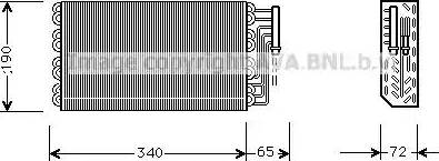 Ava Quality Cooling OL V088 - Испаритель, кондиционер autosila-amz.com