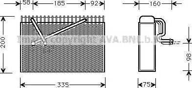 Ava Quality Cooling OL V299 - Испаритель, кондиционер autosila-amz.com