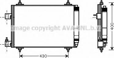 Ava Quality Cooling PE 5286 - Конденсатор кондиционера autosila-amz.com