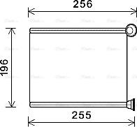 Ava Quality Cooling PE6366 - Теплообменник, отопление салона autosila-amz.com