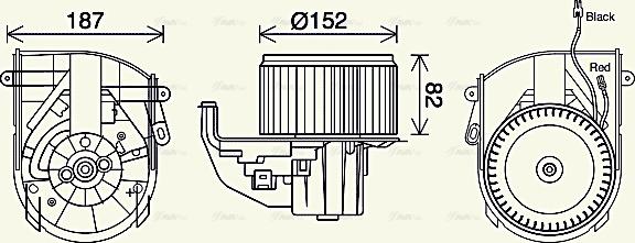 Ava Quality Cooling PE8414 - Вентилятор салона autosila-amz.com