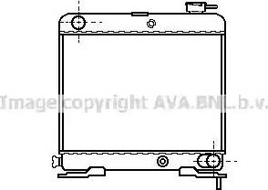 Ava Quality Cooling PE 2069 - Радиатор, охлаждение двигателя autosila-amz.com