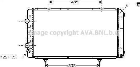 Magneti Marelli 350213731000 - Радиатор, охлаждение двигателя autosila-amz.com