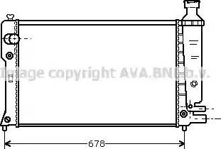 Ava Quality Cooling PE 2152 - Радиатор, охлаждение двигателя autosila-amz.com