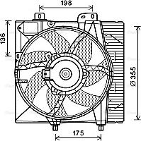 Ava Quality Cooling PE7550 - Вентилятор, охлаждение двигателя autosila-amz.com