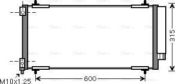 Ava Quality Cooling PEA5301D - Конденсатор кондиционера autosila-amz.com