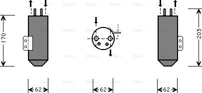 Ava Quality Cooling PE D020 - Осушитель, кондиционер autosila-amz.com