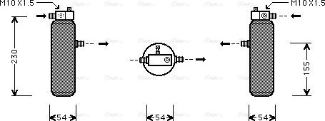 Ava Quality Cooling PE D194 - Осушитель, кондиционер autosila-amz.com