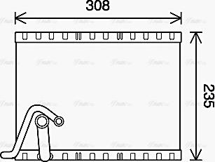 Ava Quality Cooling PEV401 - Испаритель, кондиционер autosila-amz.com
