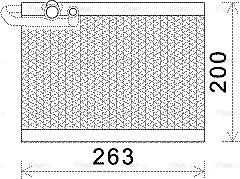 Ava Quality Cooling PE V351 - Испаритель, кондиционер autosila-amz.com