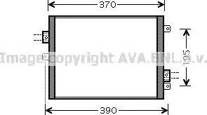 Ava Quality Cooling PR 5052 - Конденсатор кондиционера autosila-amz.com