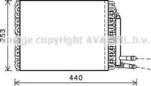 Ava Quality Cooling REV096 - Испаритель, кондиционер autosila-amz.com