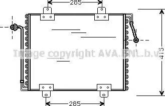 Ava Quality Cooling RT 5180 - Конденсатор кондиционера autosila-amz.com