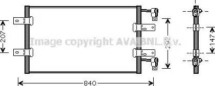 Ava Quality Cooling RT 5314 - Конденсатор кондиционера autosila-amz.com