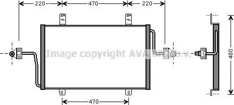 Ava Quality Cooling RT 5279 - Конденсатор кондиционера autosila-amz.com