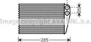 Ava Quality Cooling RT 6354 - Теплообменник, отопление салона autosila-amz.com