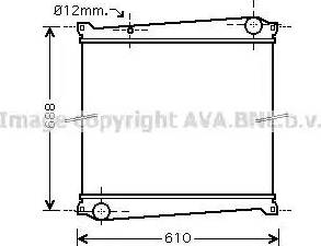 Ava Quality Cooling RT 2379 - Радиатор, охлаждение двигателя autosila-amz.com