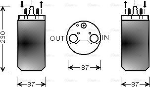 Ava Quality Cooling RT D350 - Осушитель, кондиционер autosila-amz.com