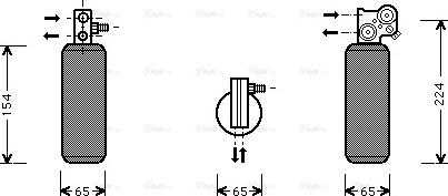 Ava Quality Cooling RT D254 - Осушитель, кондиционер autosila-amz.com