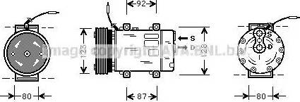 Ava Quality Cooling RT K243 - Компрессор кондиционера autosila-amz.com