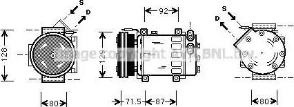 Ava Quality Cooling RT K281 - Компрессор кондиционера autosila-amz.com